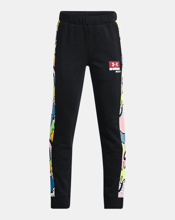 Boys' UA Cool Supplies Pants in Black image number 0